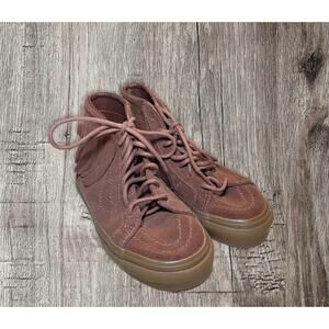 Vans brown suede kids shoes size 11